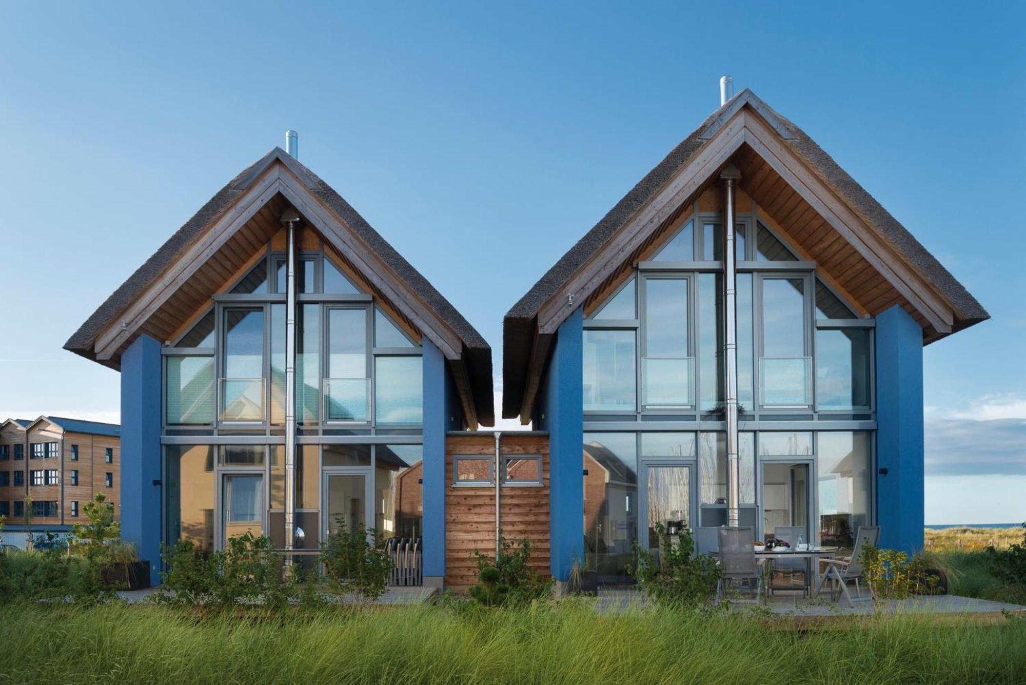 Ostsee - Reetdachhaus Nr 36 "Warder" Im Strand Resort Heiligenhafen Kültér fotó